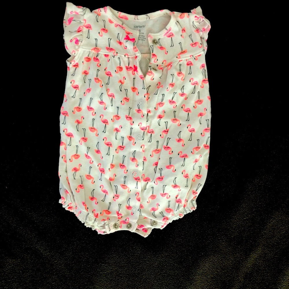 Carter's flamingo romper